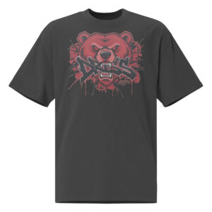 DR!SS - Team Bearz - Oversized faded t-shirt